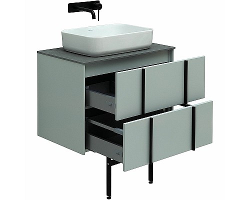 Тумба под раковину Allen Brau Reality 70 1.32004.PWM подвесная Папирус матовый