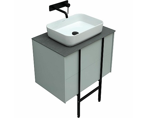 Тумба под раковину Allen Brau Reality 70 1.32004.PWM подвесная Папирус матовый