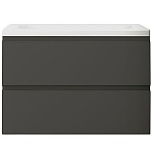 Тумба под раковину Art&Max AM-Bianchi-750-2C-SO-GM подвесная Серый матовый