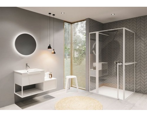 Душевой уголок Riho Lucid GD203 120х100 G005021121 (GD212B100) Черный