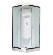 Душевая кабина Royal Bath HP 80х80 стекло матовое задняя стенка Белая