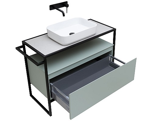 Тумба под раковину Allen Brau Priority 100 1.31003.PWM Папирус матовый