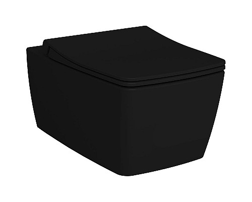 Унитаз Vitra Metropole 7672B083-0101 подвесной Черный матовый без сиденья