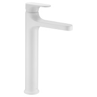 Смеситель для умывальника высокий Boheme Spectre Matt White