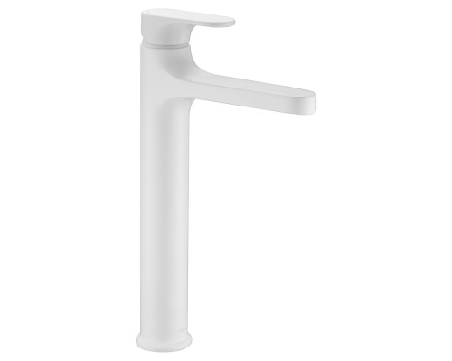 Смеситель для умывальника высокий Boheme Spectre Matt White