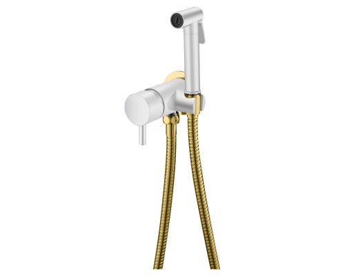 Смеситель гигиенический, Armadi Art Uno. White Gold