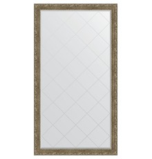 Зеркало Evoform Exclusive-G Floor 200х110 с гравировкой в багетной раме - Виньетка античная латунь 85 мм