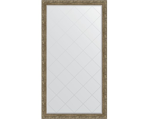 Зеркало Evoform Exclusive-G Floor 200х110 с гравировкой в багетной раме - Виньетка античная латунь 85 мм