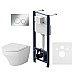 Комплект инсталляция AM.PM Inspire с унитазом и клавишей IS49051.501700