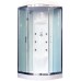 Душевая кабина Royal Bath НК 90x90 с гидромассажем задние стенки Белые