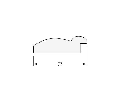 Зеркало Evoform Exclusive-G 128х73 BY 4222 с гравировкой в багетной раме - Серебряный бамбук 73 мм