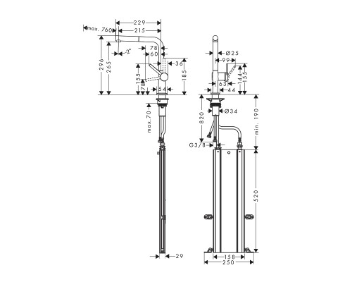 Смеситель Hansgrohe Talis хром