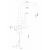 Смеситель для кухни Florentina Дельта Грей
