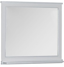 Зеркало Aquanet Валенса 110 белый краколет/серебро