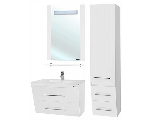 Зеркало Bellezza Берта 60 4610709050013 с подсветкой Белое