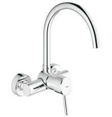 Смеситель Grohe однорычажный для мойки, настенный