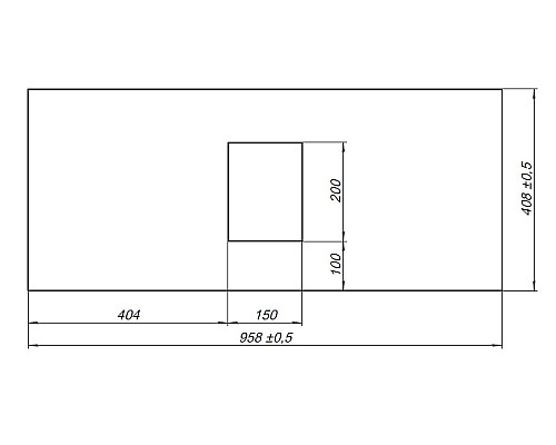 Столешница под раковину Allen Brau Priority 100 1.31011.G Графит