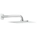 Верхний душ Grohe с душевым кронштейном 286 мм