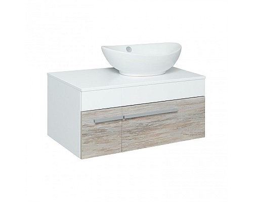 Тумба под раковину Runo ВУДЛАЙН 85 00-00001010 подвесная