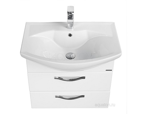 Тумба под раковину Ария 65 М белый Aquaton 1A123301AA010