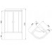 Душевая кабина Royal Bath NRW 100x100 с гидромассажем