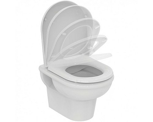 Унитаз Ideal Standard Exacto Rimless R002601 подвесной с сиденьем Микролифт