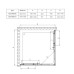 Душевой уголок Vincea Rapid 100x100 Хром, арт