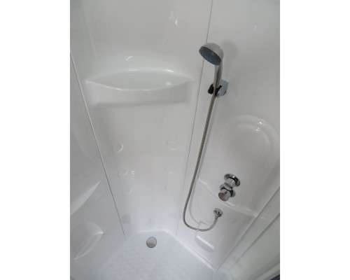 Душевая кабина Royal Bath НК 90x90 стекло прозрачное задняя стенка Белая