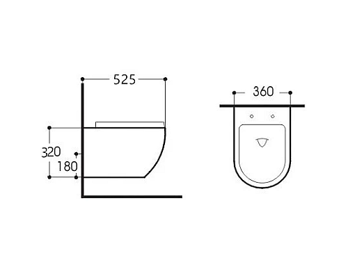 Унитаз Aquatek Европа AQ1901-00 подвесной с сиденьем Микролифт
