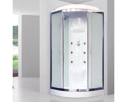 Душевая кабина Royal Bath НК 100x100 с гидромассажем стекло матовое