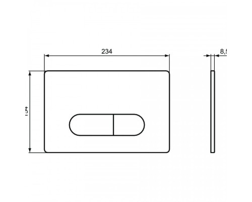 Комплект унитаза с инсталляцией Ideal Standard Connect PR211601 с сиденьем Микролифт и клавишей смыва