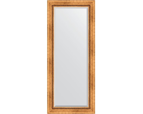 Зеркало Evoform Exclusive 146х61 BY 3542 с фацетом в багетной раме - Римское золото 88 мм