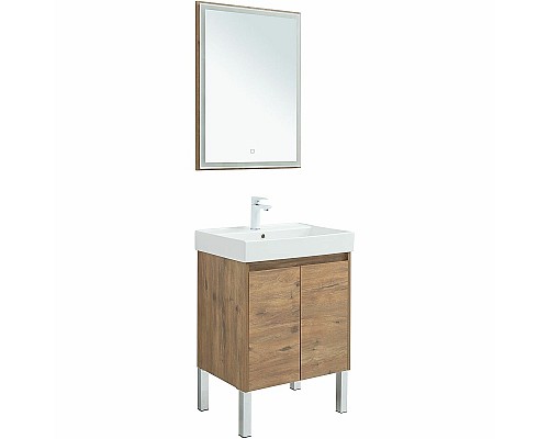 Комплект мебели для ванной Aquanet Nova Lite 60 302534 подвесной Дуб рустикальный