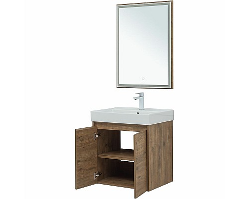 Комплект мебели для ванной Aquanet Nova Lite 60 302534 подвесной Дуб рустикальный