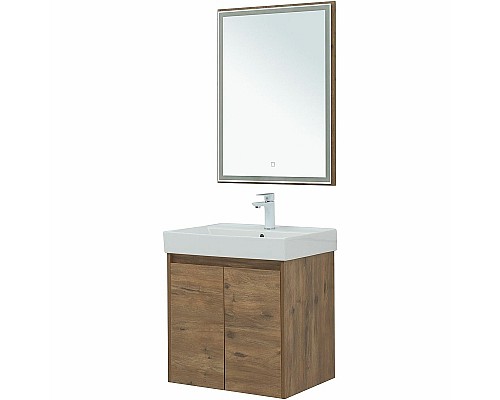 Комплект мебели для ванной Aquanet Nova Lite 60 302534 подвесной Дуб рустикальный
