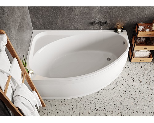 Акриловая ванна VAGNERPLAST HAPI 170 Left VPBA170HAP3LX-04