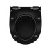Сиденье для унитаза Berges Real slim SO Black 010403 Черное с Микролифтом