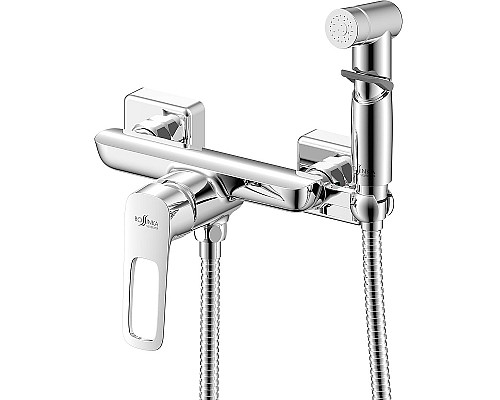 Гигиенический душ со смесителем Rossinka RS46-52 Хром