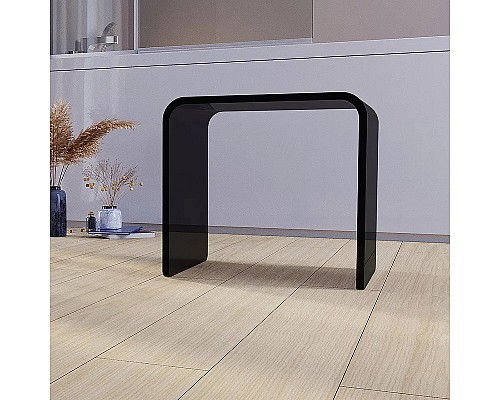 Стульчик для ванной Veconi ST-1TB ST-AC-1TB Черный полупрозрачный