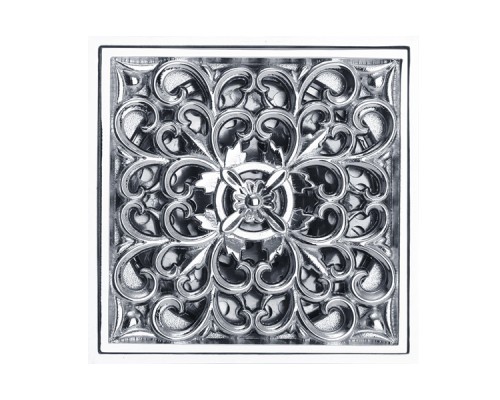 Трап сливной Veragio Canyon d40 VR.CAN-207.CR, с декоративной решеткой 10х10, с клапаном хром