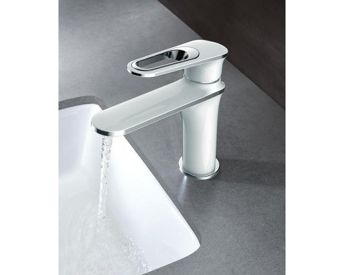 Смеситель для раковины Frap H49 F1049 Белый Хром