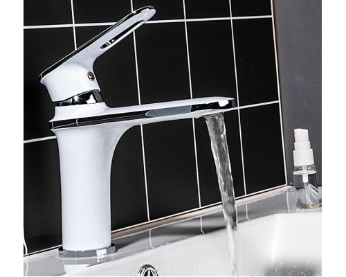 Смеситель для раковины Frap H49 F1049 Белый Хром