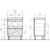 Тумба под раковину Vigo Geometry 60 Белая