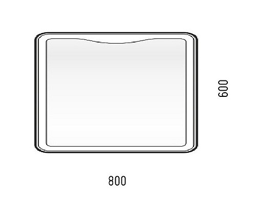 Зеркало LED Corozo Орли 800х600 , сенсор