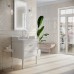 Зеркало Kerama Marazzi POMPEI 60, белое глянцевое
