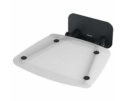 Сиденье для душа Ravak Ovo B II Clear/Black B8F0000059 Прозрачное Черное