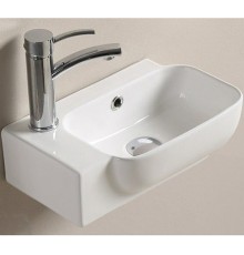 Раковина CeramaLux 40 Белая глянцевая
