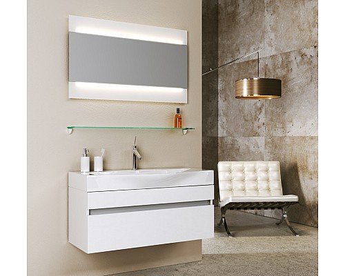 Бергамо Тумба под умывальник подвесная Ber0108W AQWELLA 5 Stars