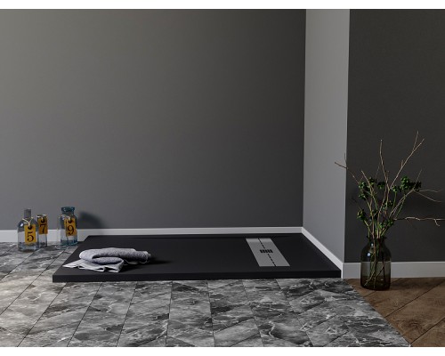 Душевой поддон из искусственного камня Aquanet Delight 140x90 Черный