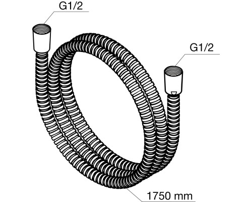 Душевой шланг AM.PM AM.PM F0400264 1750 мм